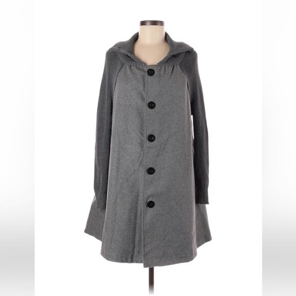 LiuLiu Fushi Fashion grey tent coat, size Med to L - Picture 1 of 9